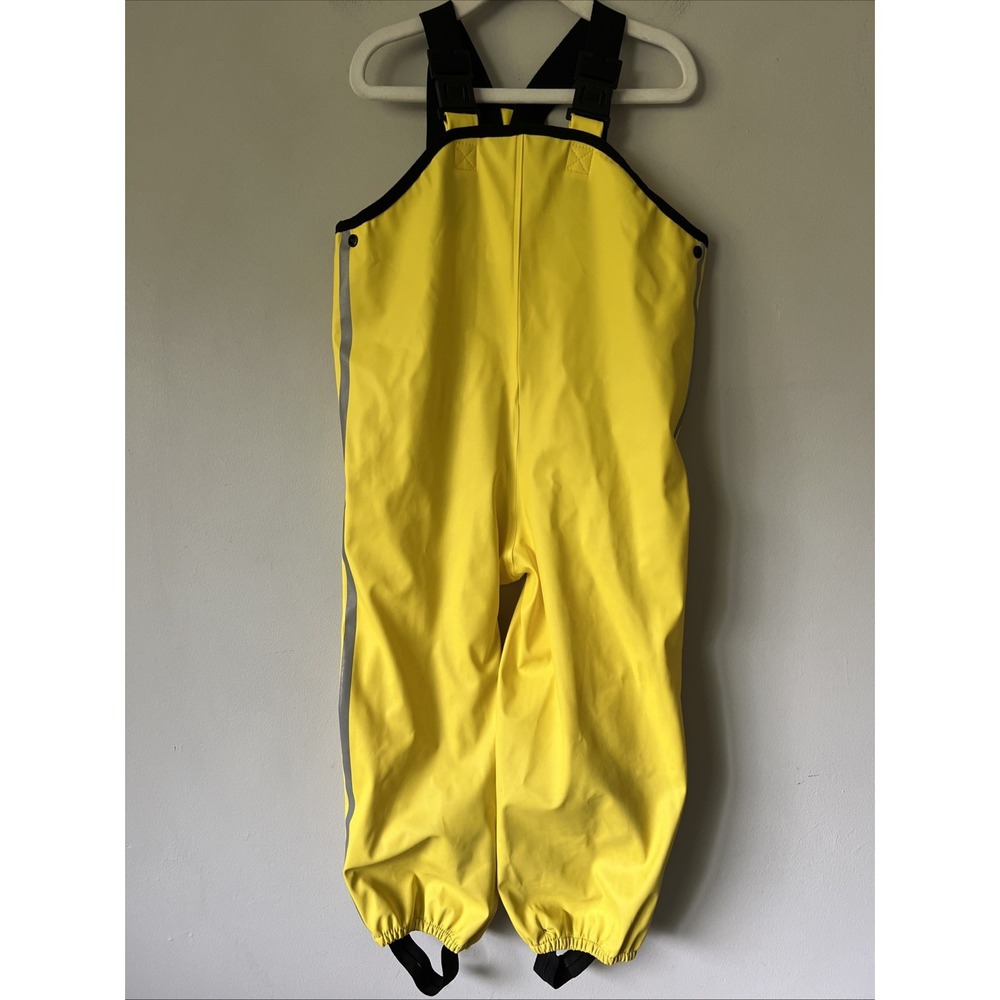 Reima Kids Bright Yellow Waterproof Rain Bib Pants 3T (98cm)